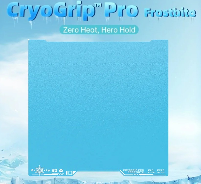Test plaque CryoGrip Pro Frostbite de BIQU