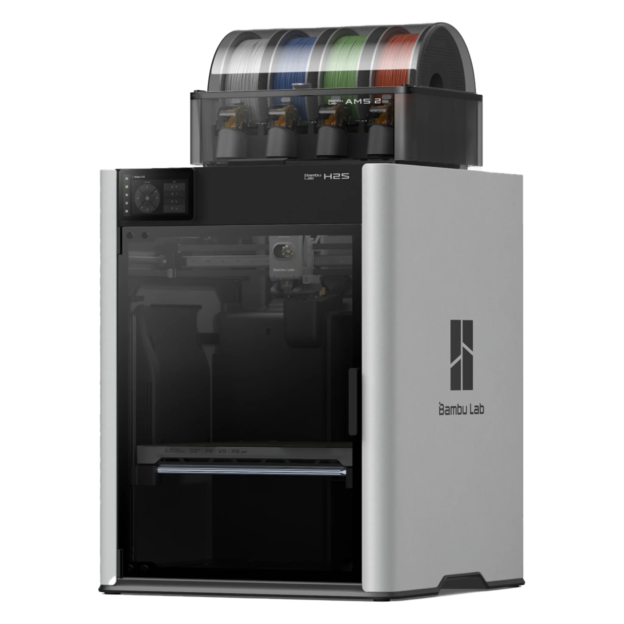 Imprimante 3D Bambu Lab H2S dans l'atelier SwissForge3D